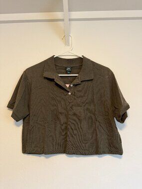Wild Fable Women's Cropped Polo - Small - NWT